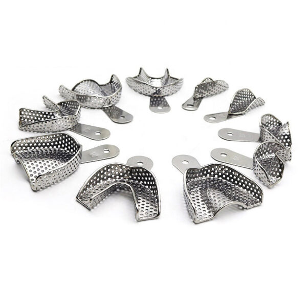 STAINLESS STEEL IMPRESSION TRAYS SET